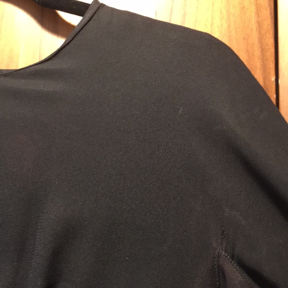 Vintage 40-50’s blk dress w velvet bows - Picture 9 of 9